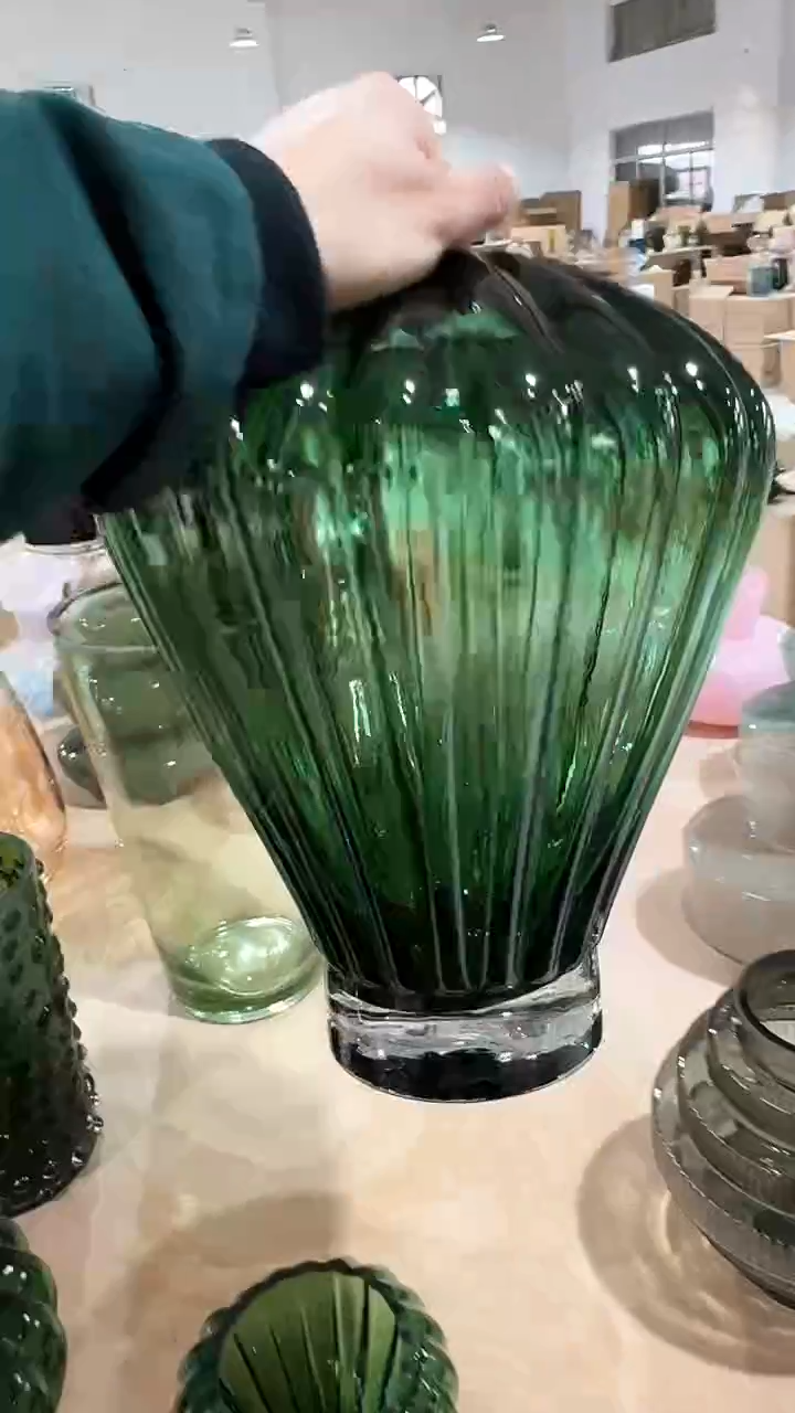 【闪购商品】玻璃绿色热气球