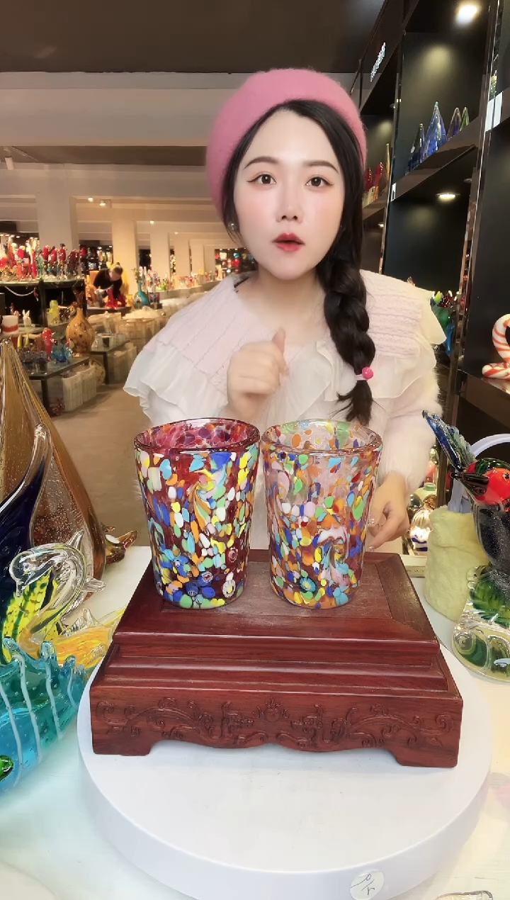 【闪购商品】茶盏琉璃摆件家居摆件