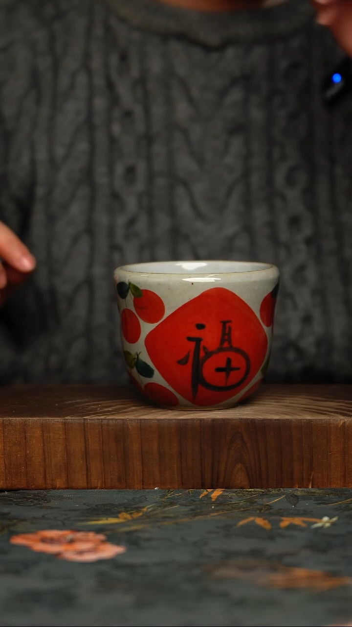 瓷片釉下彩手工手绘同款