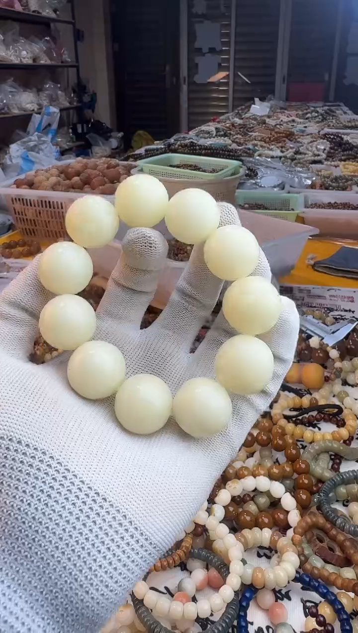 【闪购商品】菩提根/象牙果手串菩提根大卡白色