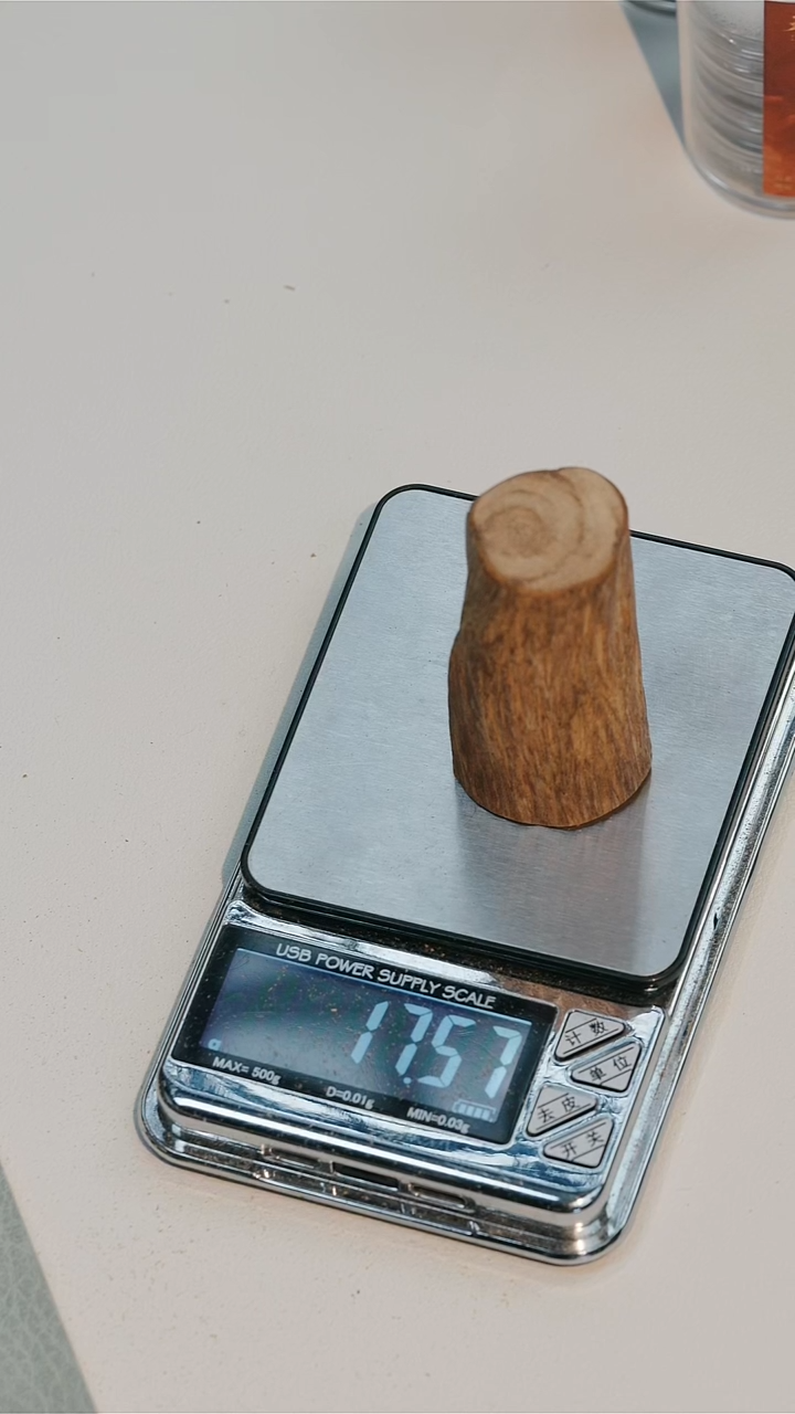 马泥涝树芯油手把件17.5g
