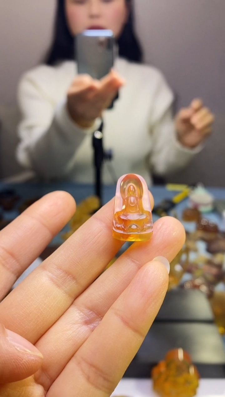 【闪购商品】琥珀颈饰未镶嵌SN2-4（悟道）手机挂