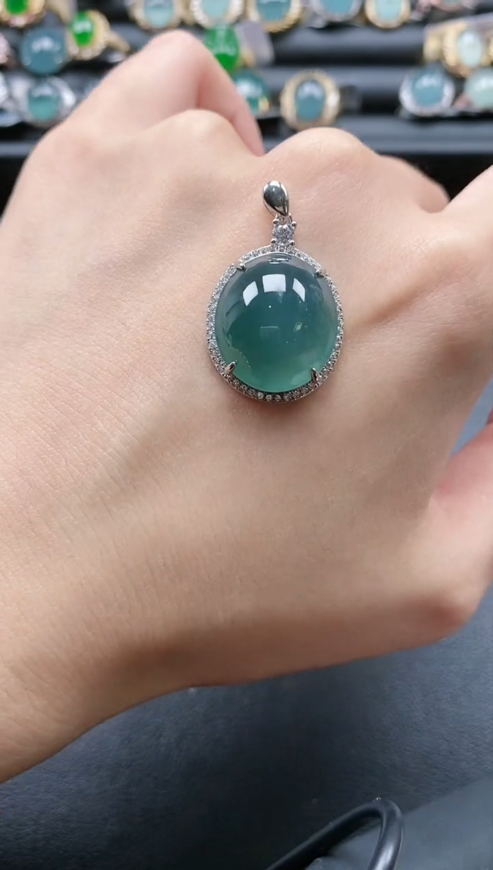 【闪购商品】翡翠戒指银S925镶嵌51151