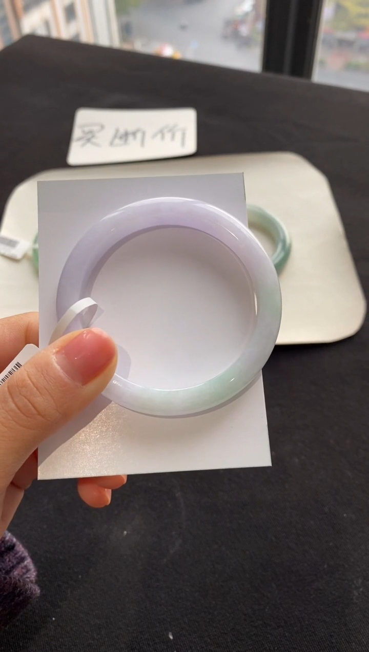 【闪购商品】翡翠手镯未镶嵌52正圈--不退不换