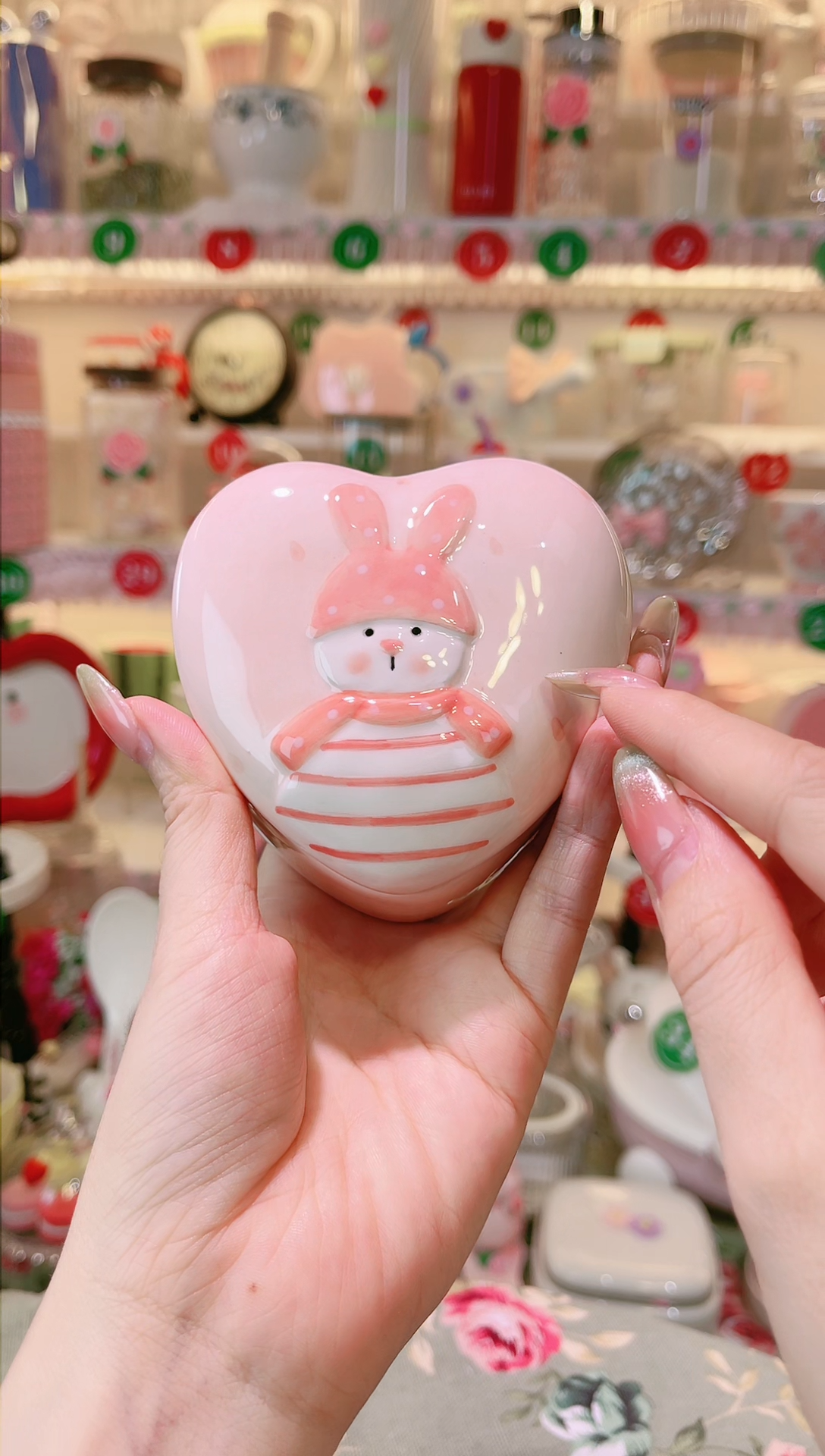 【闪购商品】摆件爱心兔首饰盒品质好，发货快，放心拍