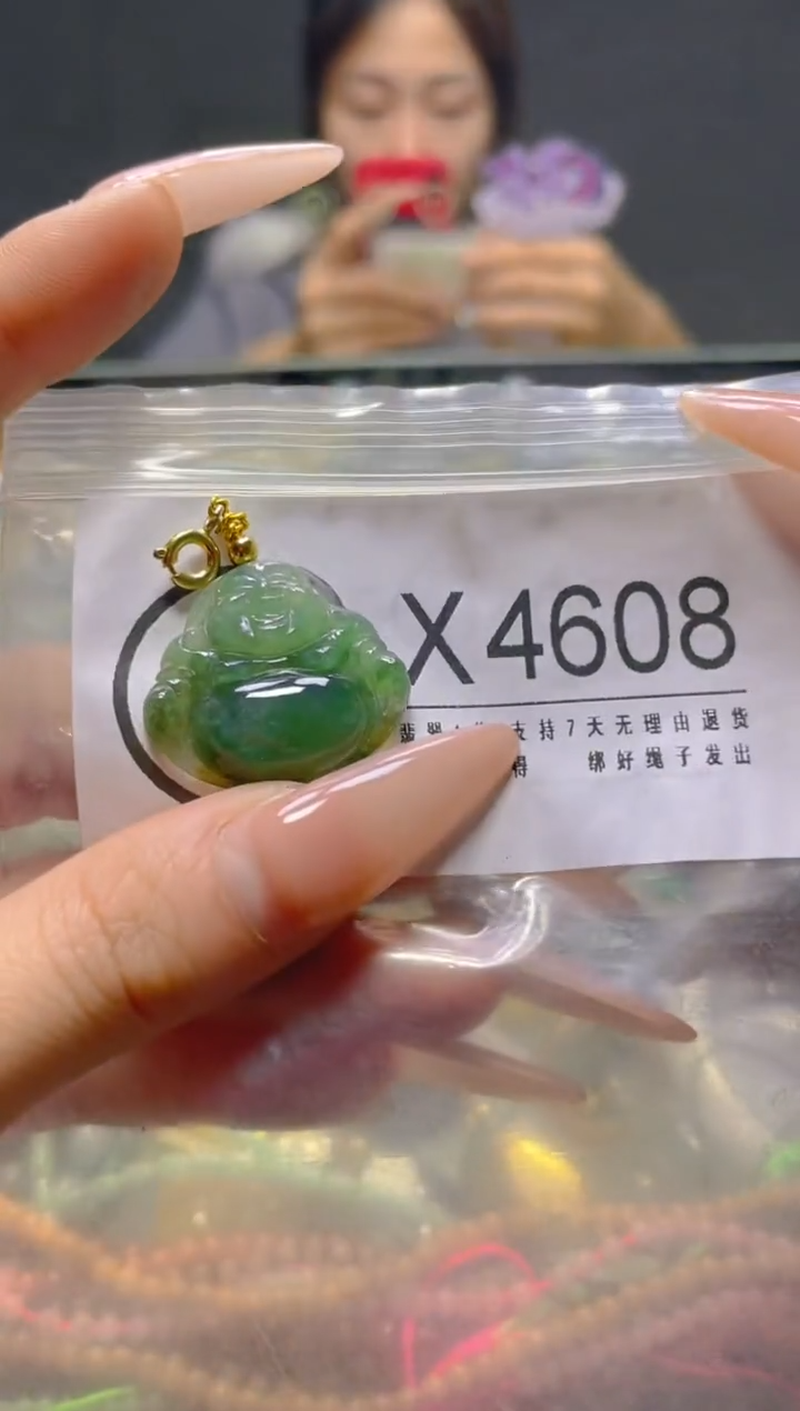 颈饰未镶嵌翡翠/X/翡翠A货，一件也是批发价