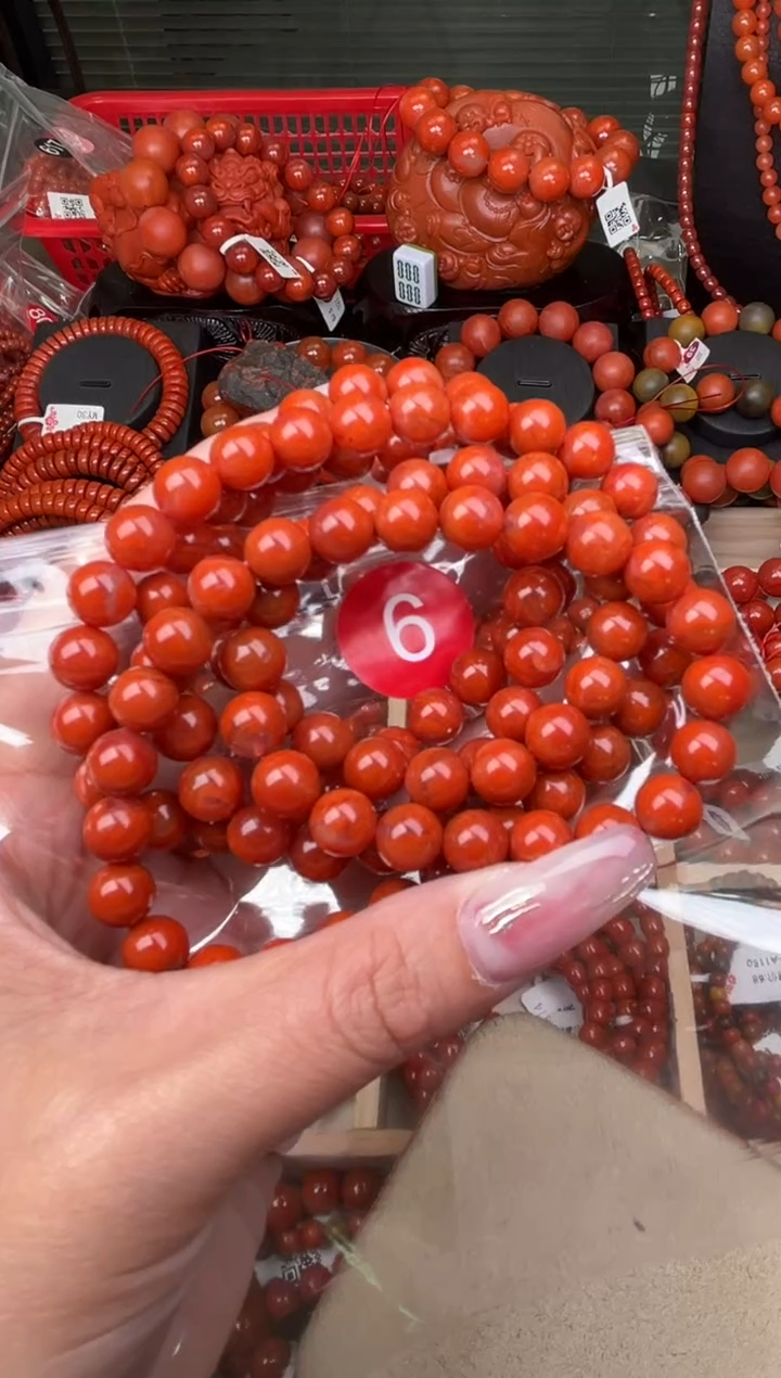 【闪购商品】南红玛瑙珠宝奇石未镶嵌6-8+