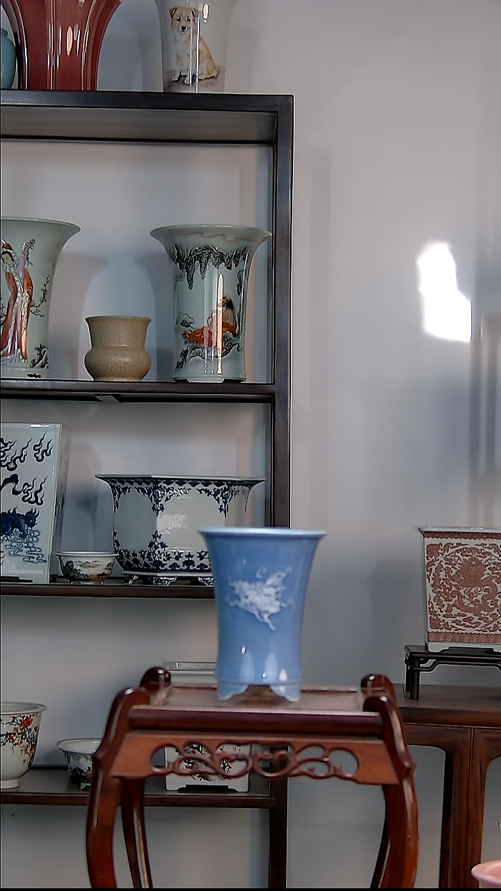 景德镇陶瓷手工花盆