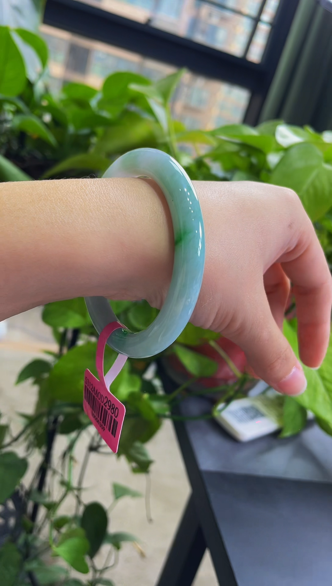 翡翠未镶嵌手镯257手镯53.6