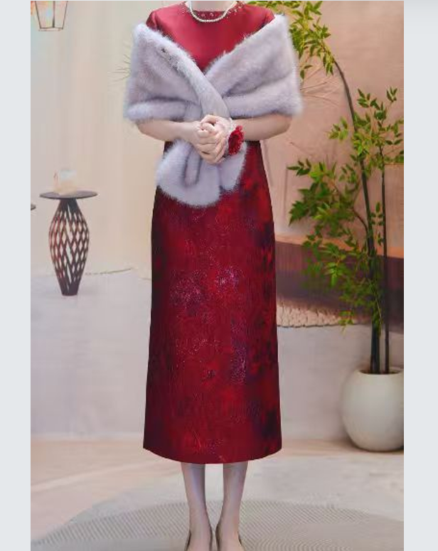 pj-002  态态喜妈妈高端定制毛披肩