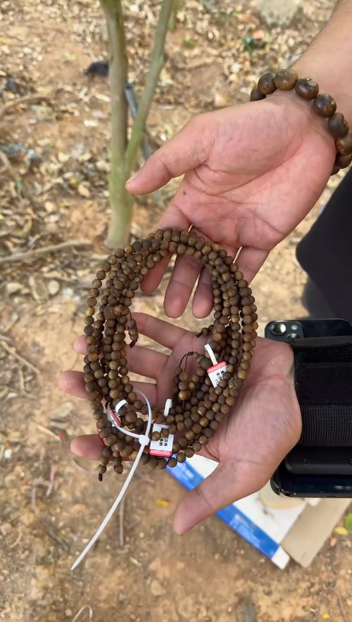 【闪购商品】沉香沉香碎屑金沙叶圆多圈0.6*11克 多样性发一