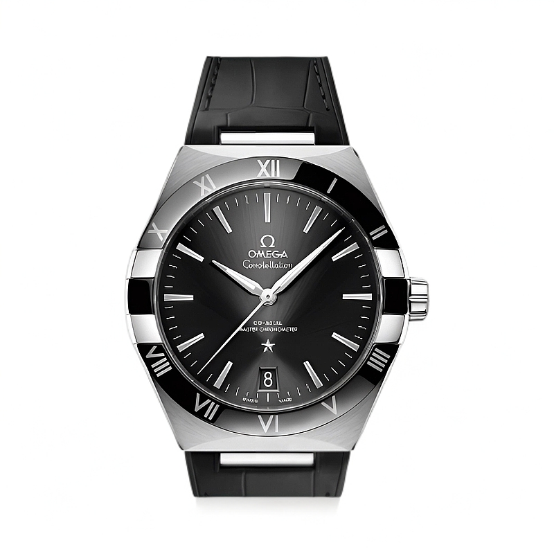 99新 Omega/欧米茄 曼哈顿黑陶瓷/男表/41mm        