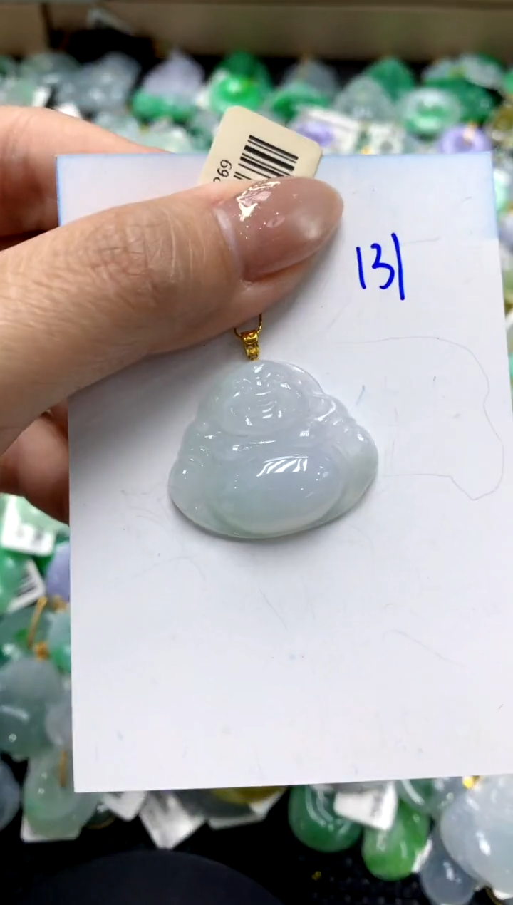 【闪购商品】翡翠颈饰18K金镶嵌1111111111111111