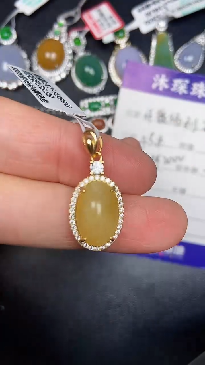 银S925镶嵌戒指翡翠1690