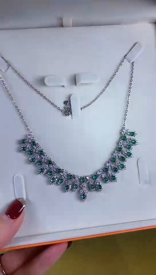 【闪购商品】翡翠颈饰银S925镶嵌00000046