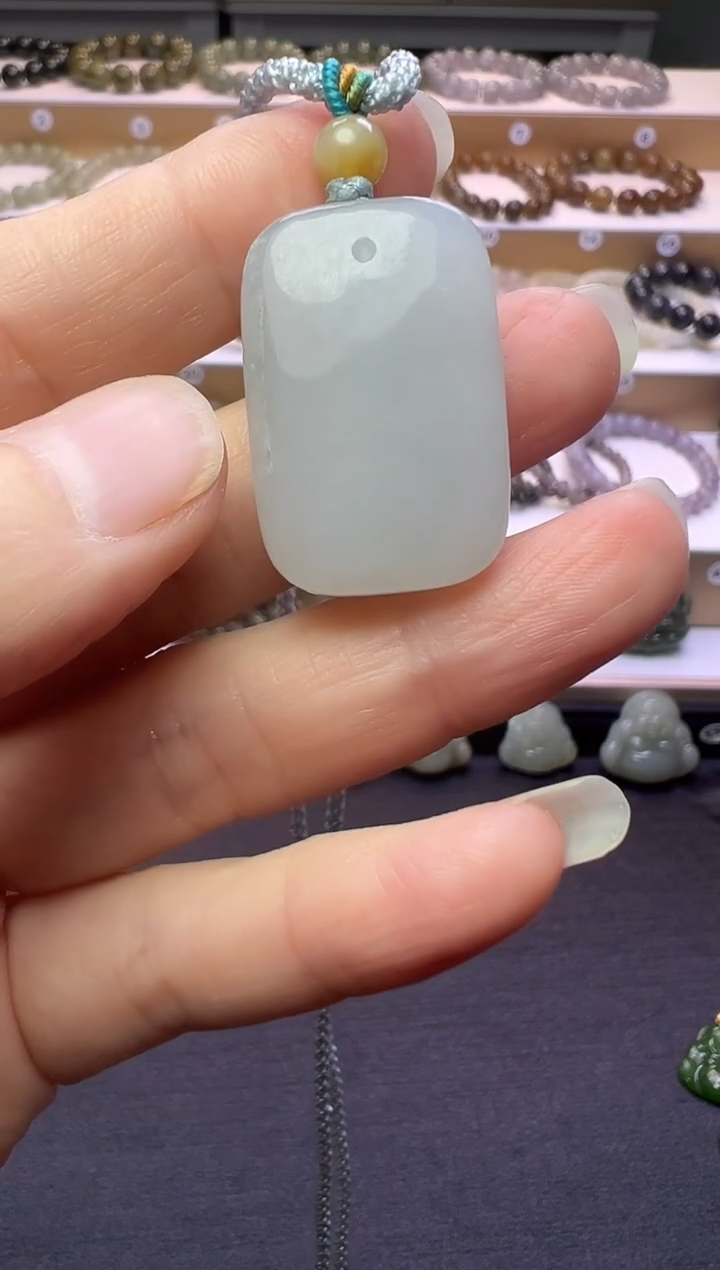 颈饰未镶嵌和田玉116号链接微包容