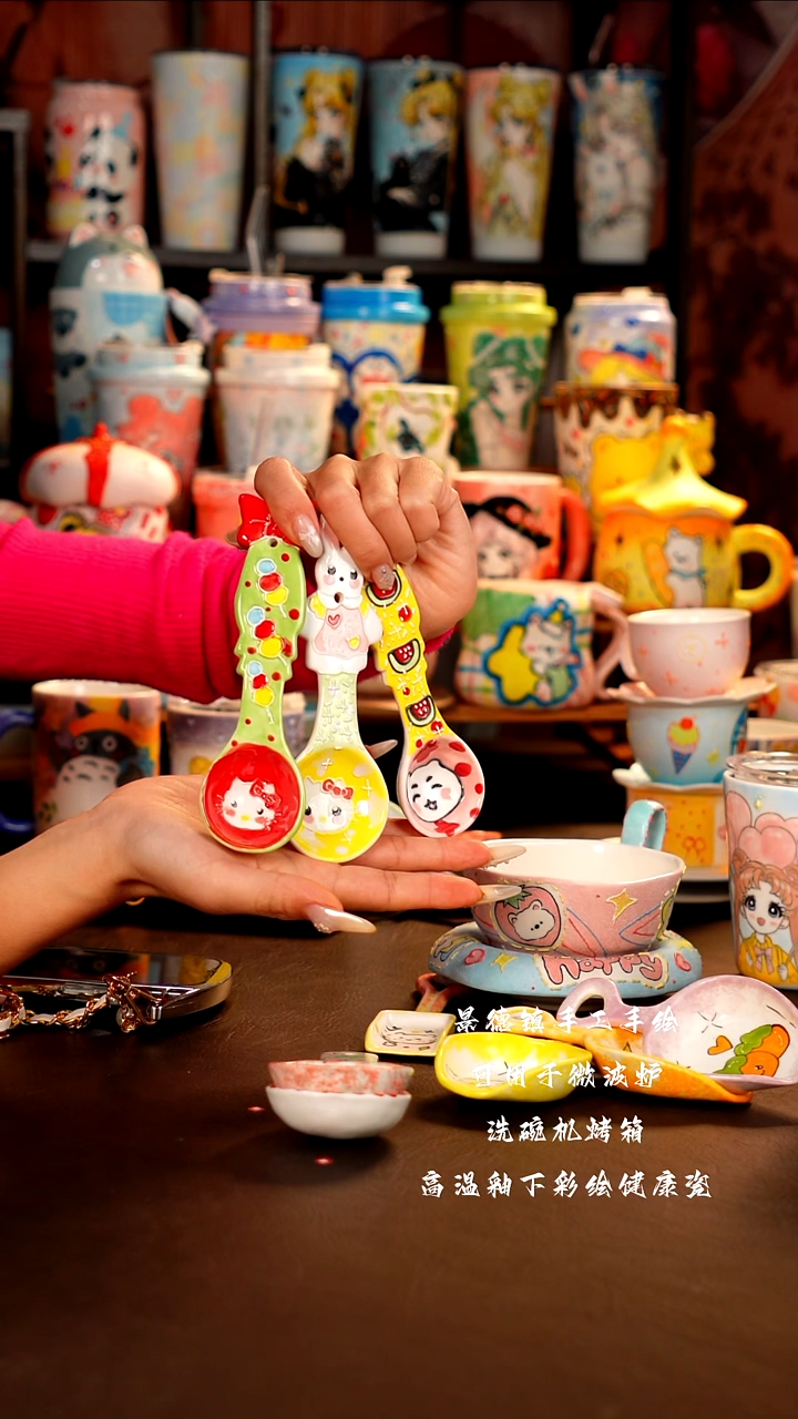 景德镇手工手绘杯杯