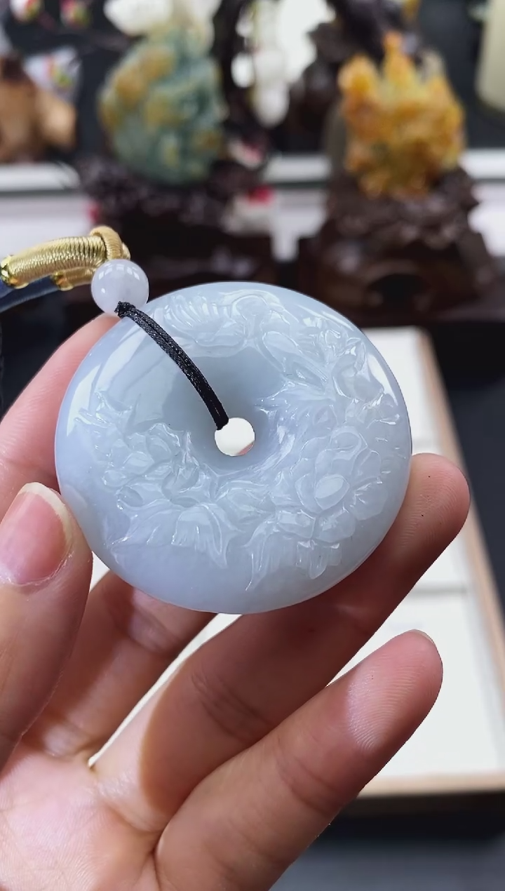 颈饰未镶嵌翡翠天然缅甸A货翡翠