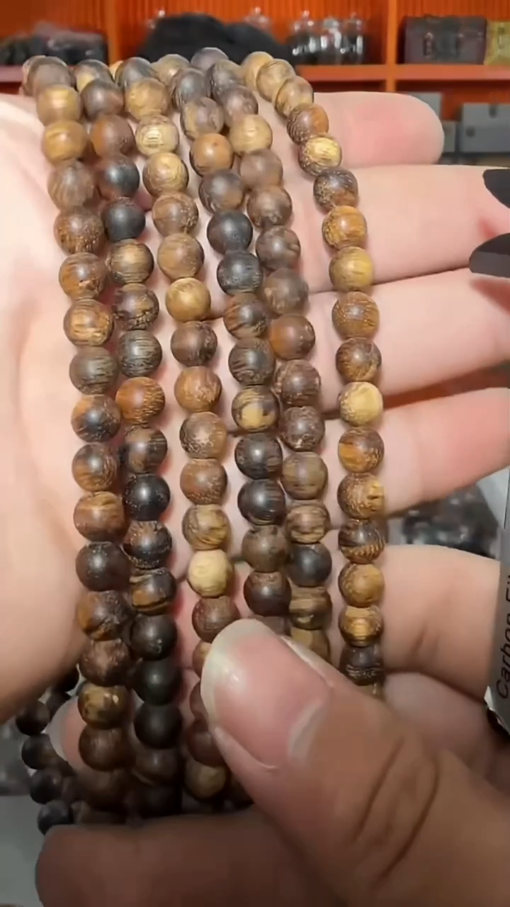 沉香手串187号沉水长串21g0.7多样性发一