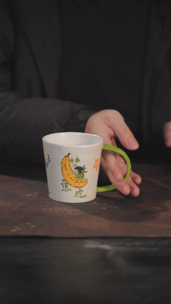 【闪购商品】杯如花手绘手作陶瓷@@278