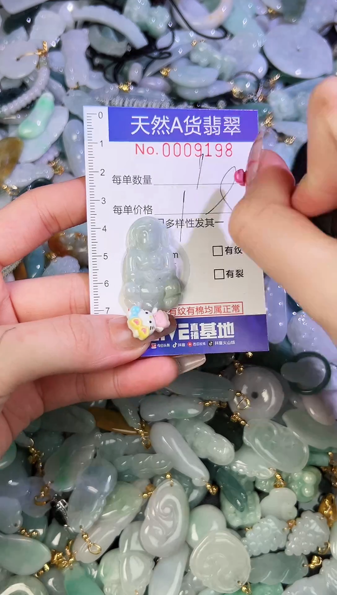 【闪购商品】翡翠颈饰未镶嵌天然翡翠A货