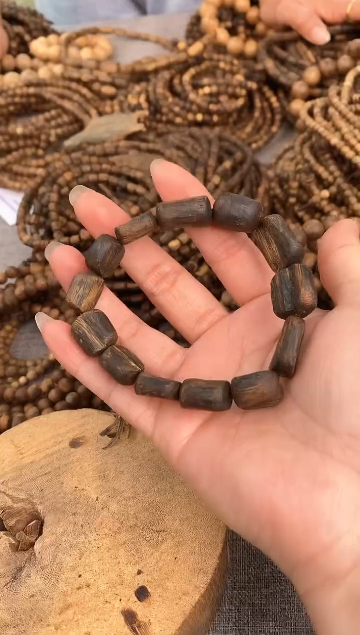 【闪购商品】手串沉香随型桶珠单圈棋楠手串#16多样性发一