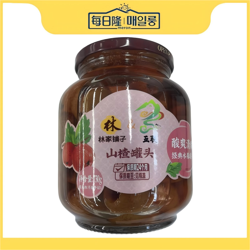 林家铺子糖水山楂罐头730g