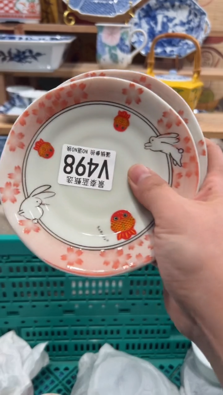 瓷片白***树瓷片-------V498