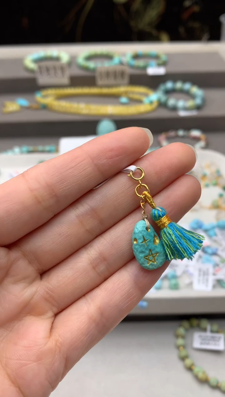 未镶嵌绿松石挂件Y152