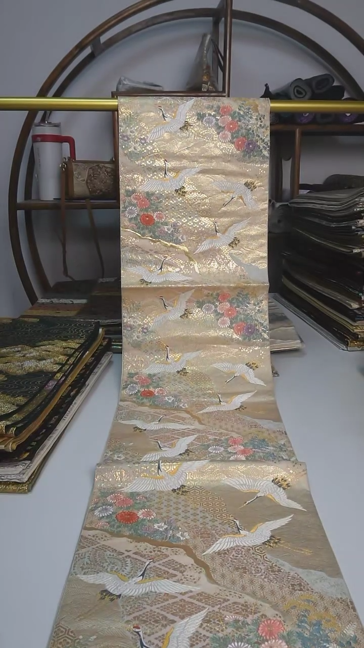 【闪购商品】织绣40西阵织六通仙鹤