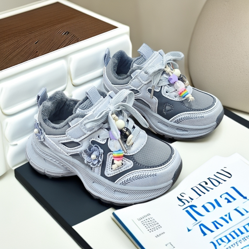 小花运动鞋1921冬款潮流鞋保暖学生百搭休闲舒适软底棉鞋③区