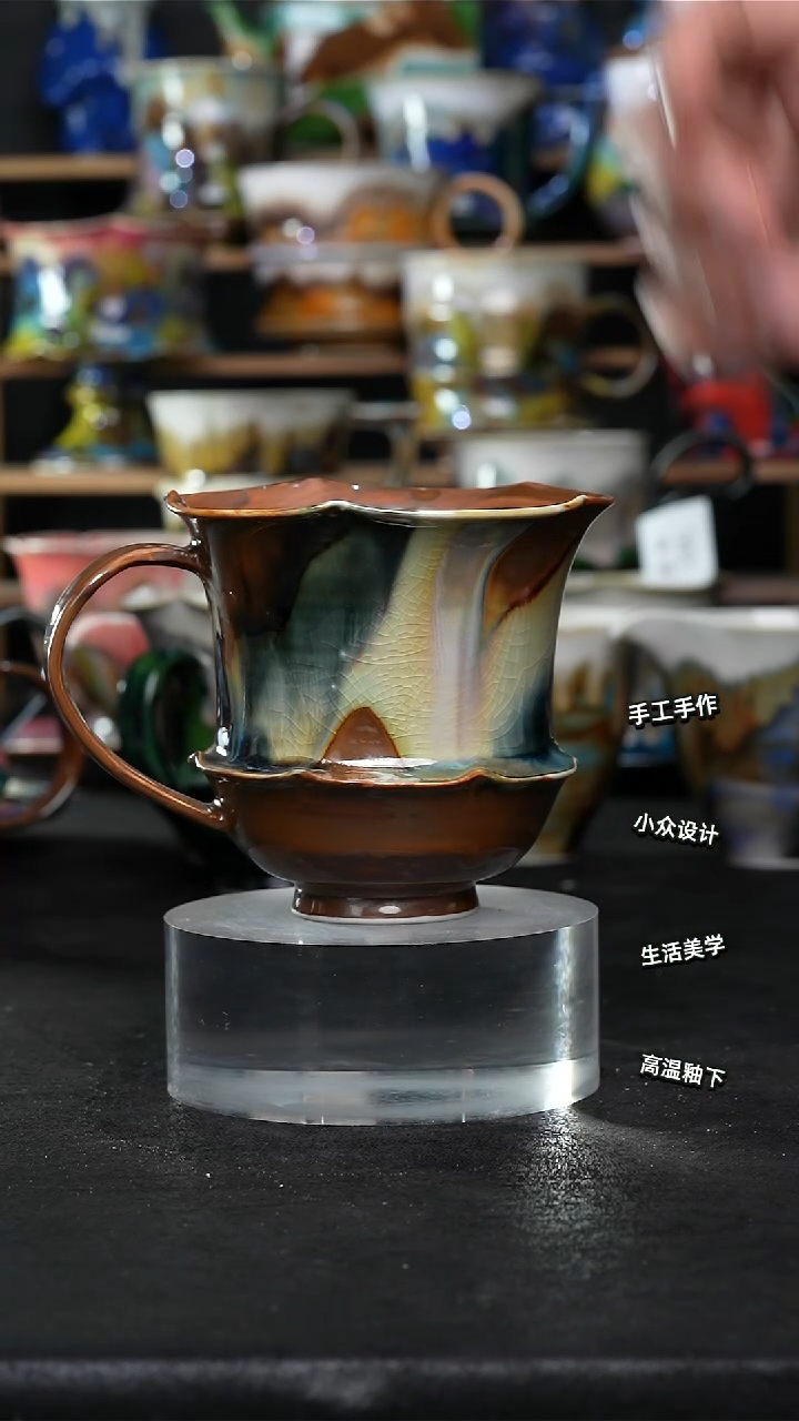 设计师款景德镇森涩手创陶瓷（食品级）831