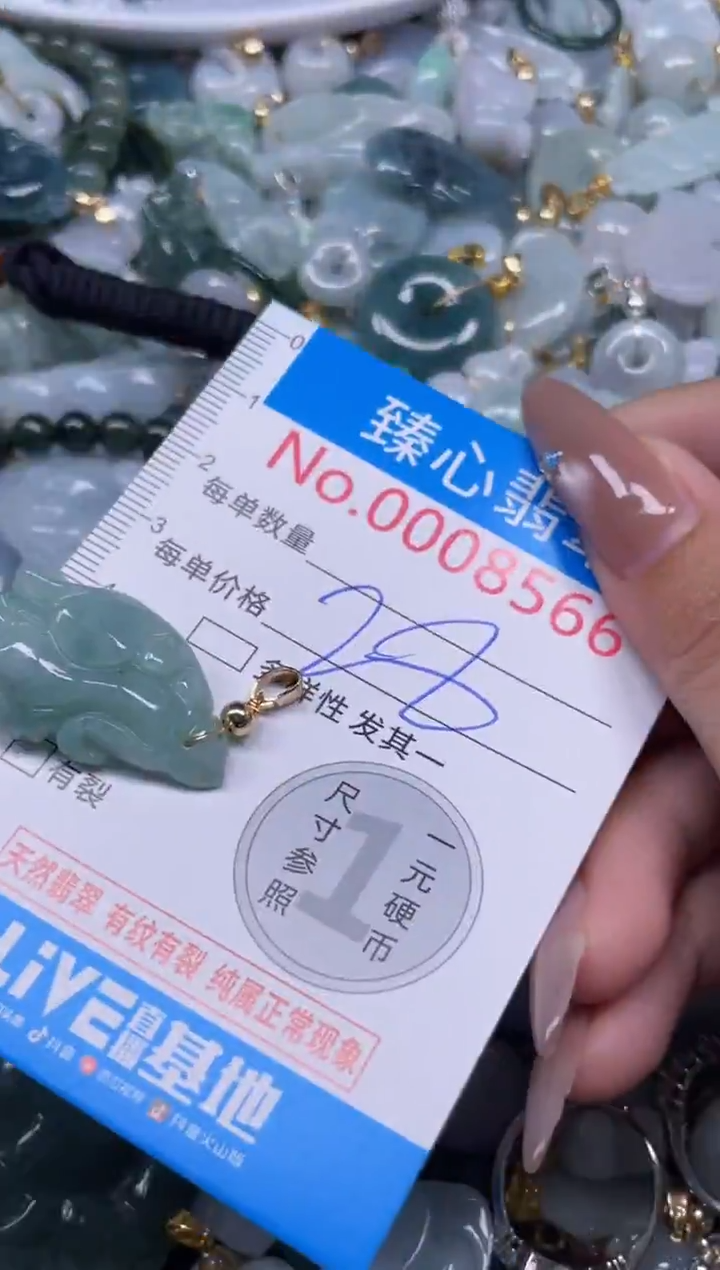 颈饰未镶嵌翡翠8566