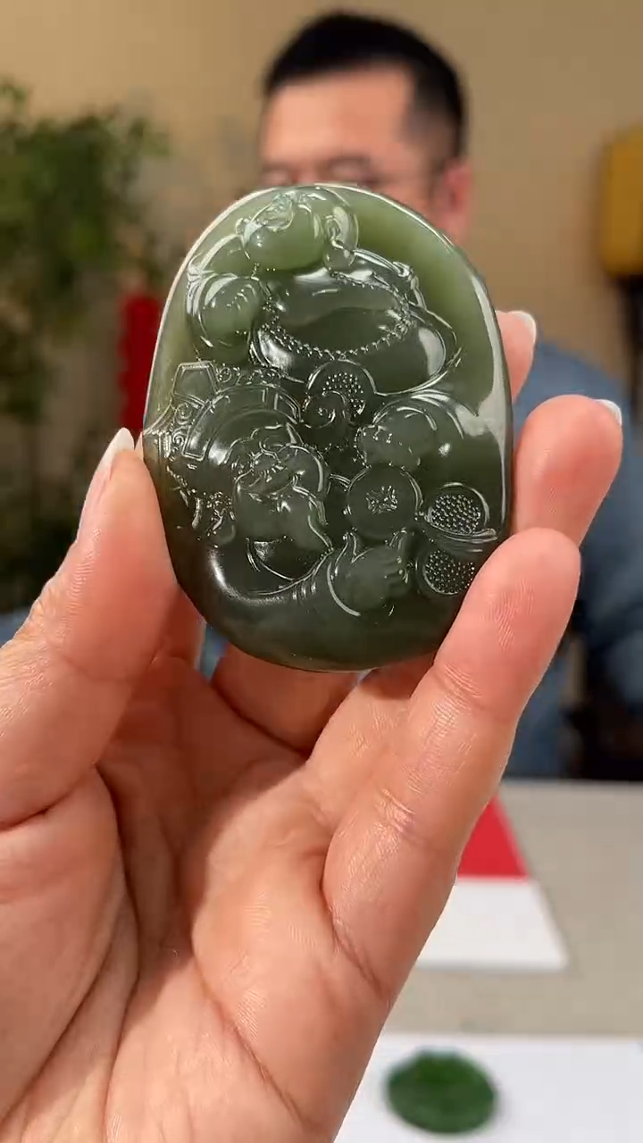 【闪购商品】定制和田玉多样性发货拍一发一32882