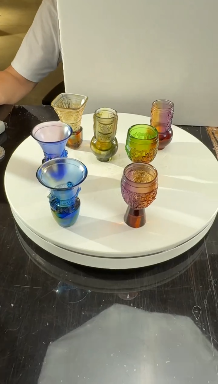 摆件古典白酒闻香杯 一组七件 别看错了