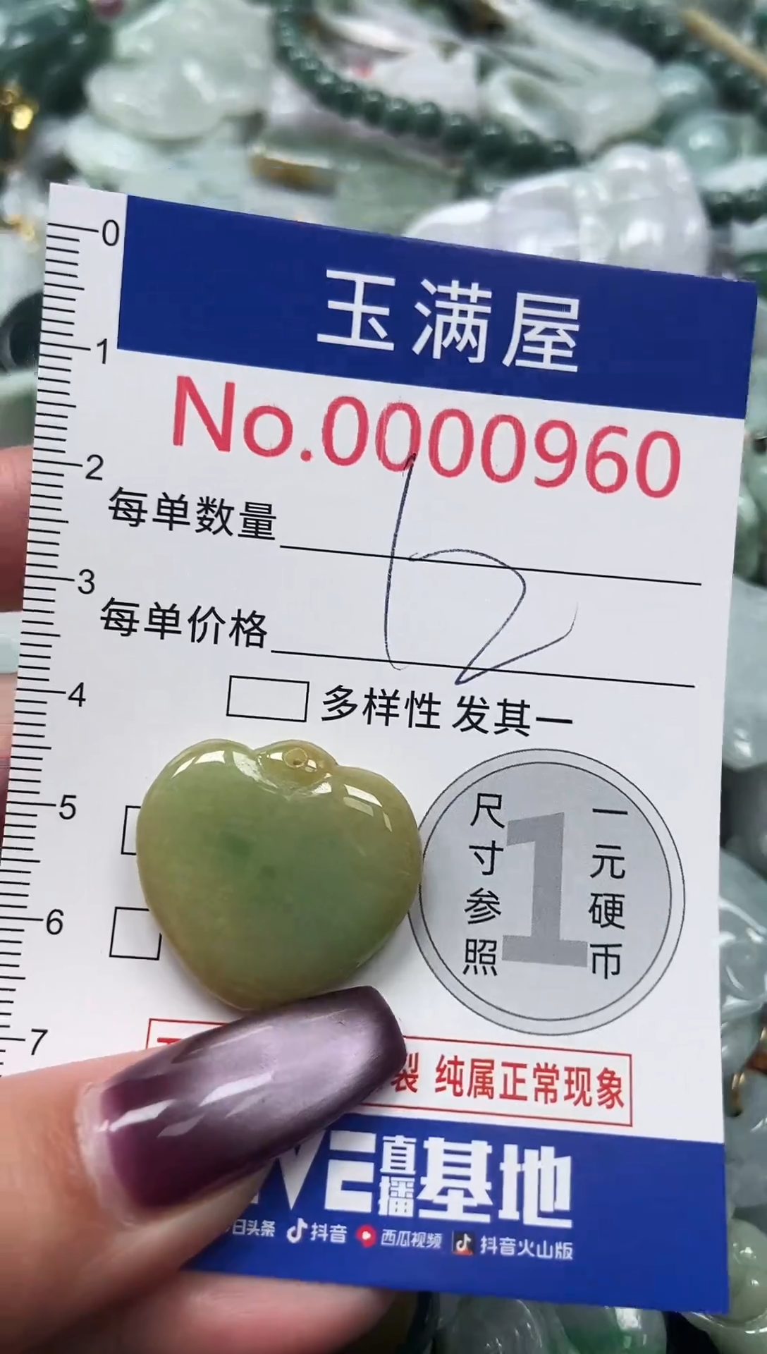 颈饰未镶嵌翡翠960