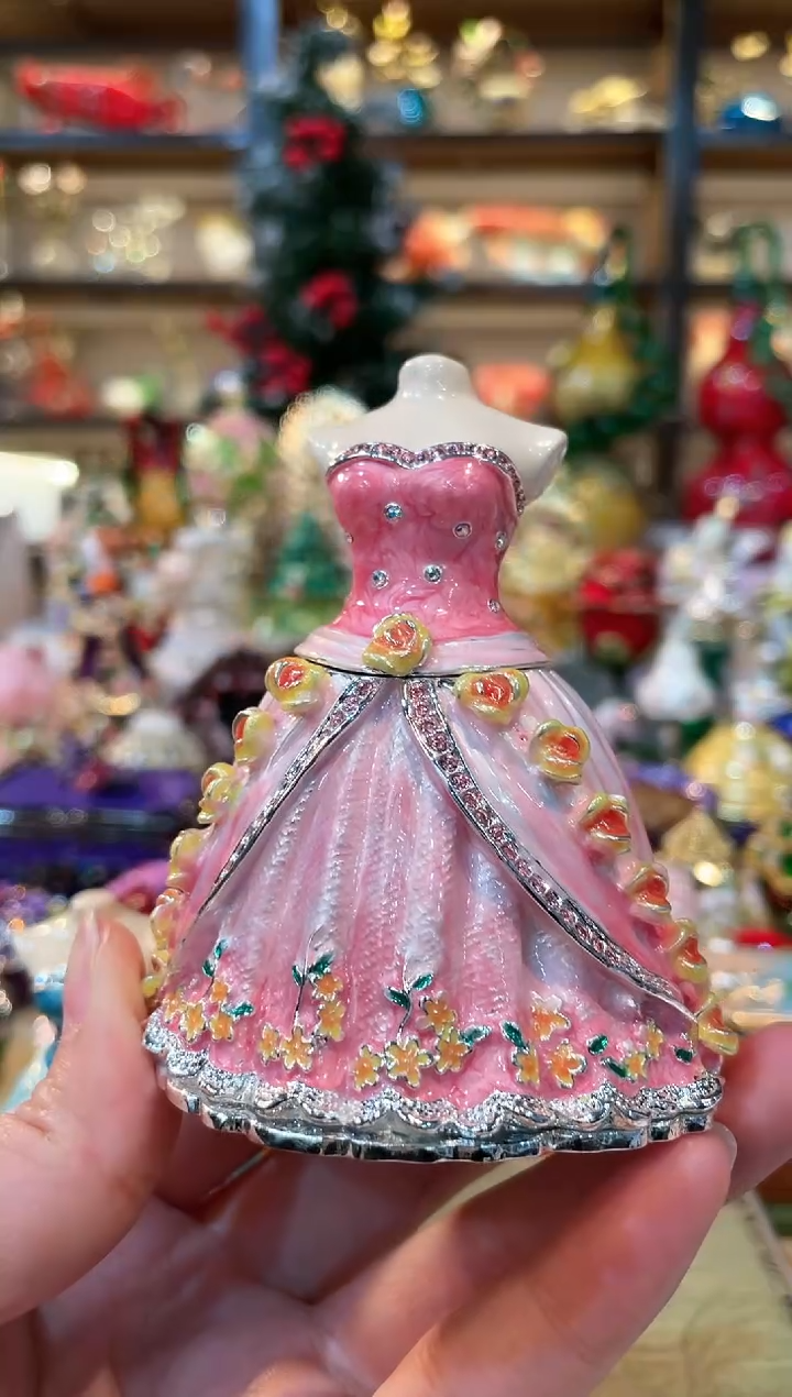 【闪购商品】 珐琅彩精致首饰盒