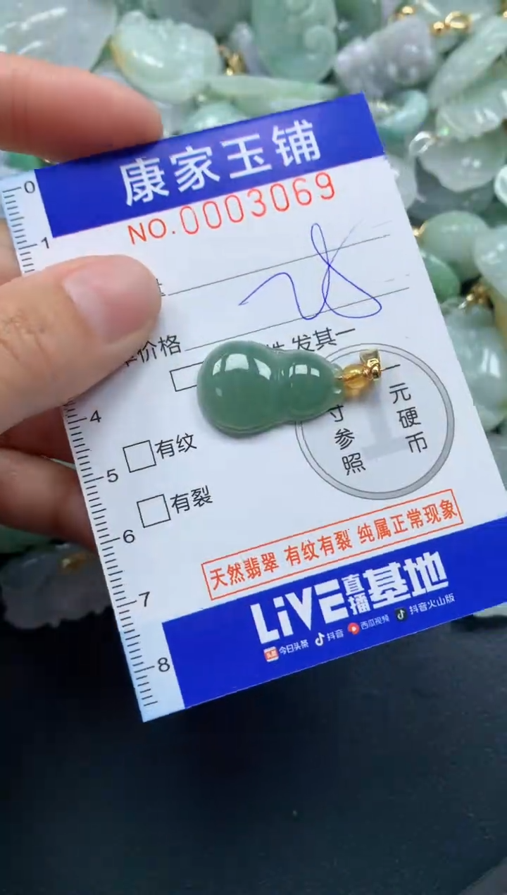 颈饰未镶嵌翡翠3069