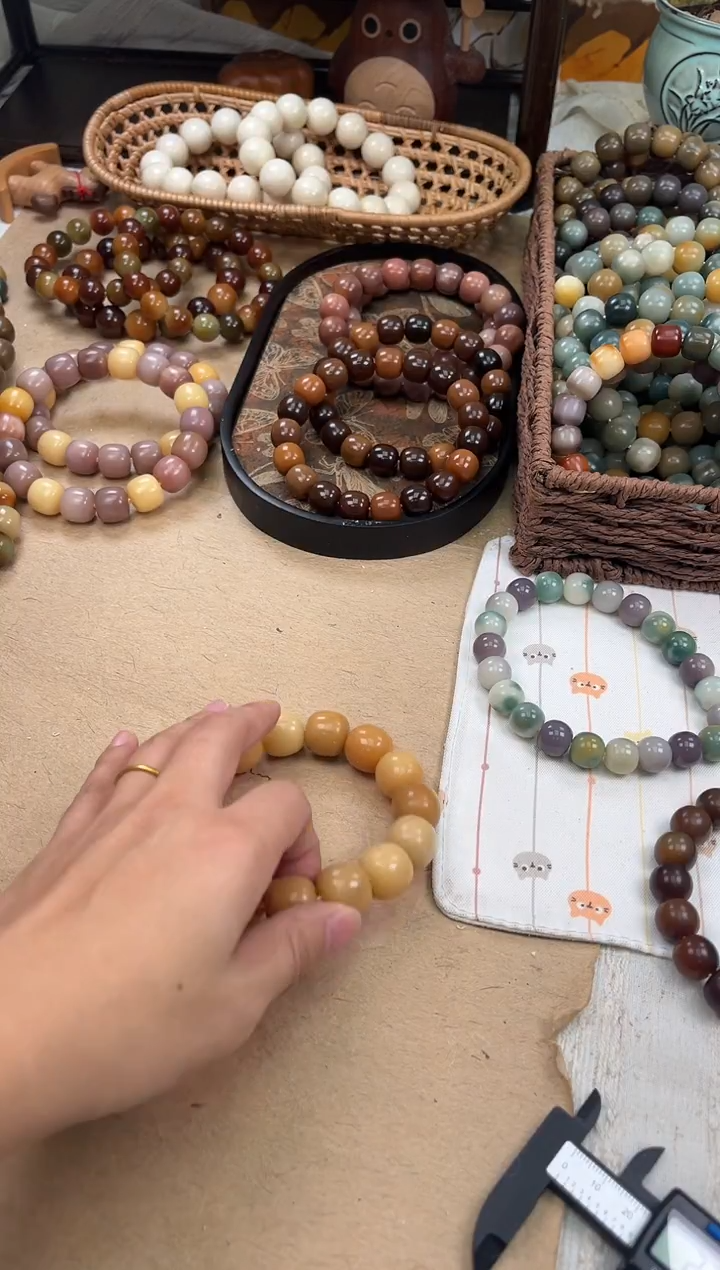 手串菩提根/象牙果A698干磨1.65老料福利