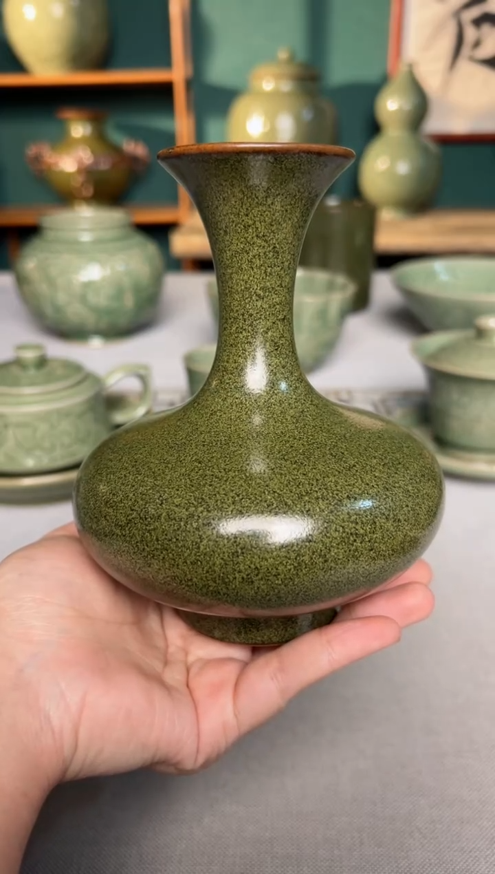 【闪购商品】其他耀州窑茶叶末釉鼓腹瓶