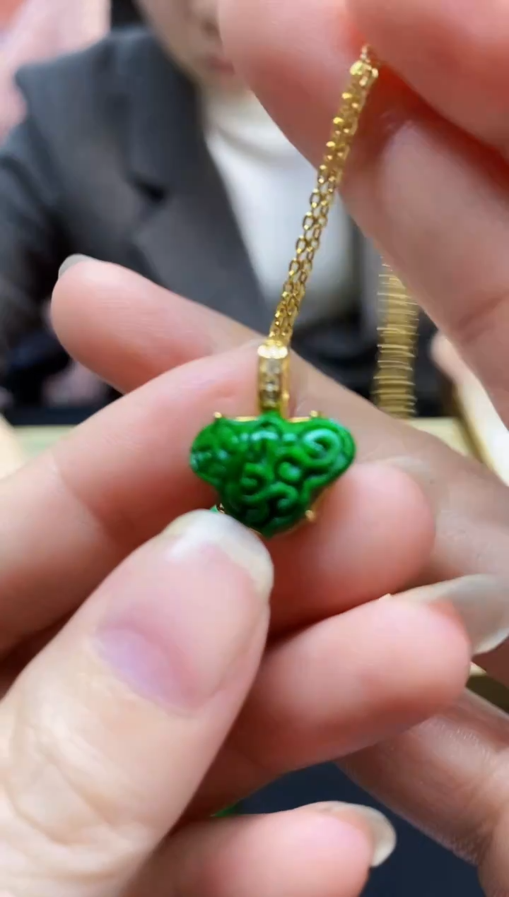 颈饰未镶嵌翡翠翡翠吊坠