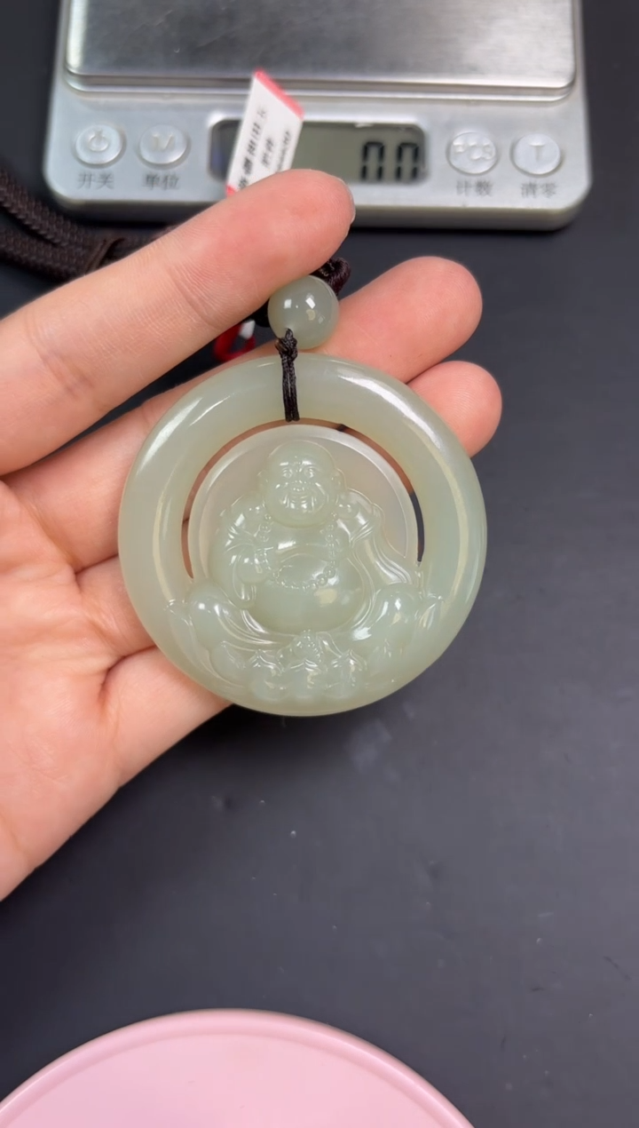 【闪购商品】和田玉把件未镶嵌且末微色差近矿把件