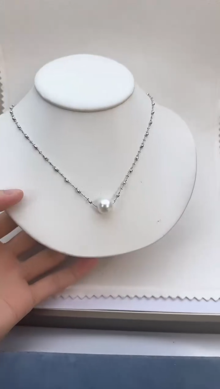 【闪购商品】海水珍珠颈饰18K金镶嵌12.4