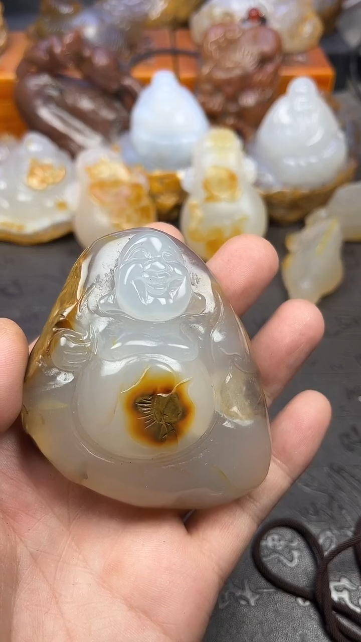 【闪购商品】玛瑙/玉髓手把未镶嵌1