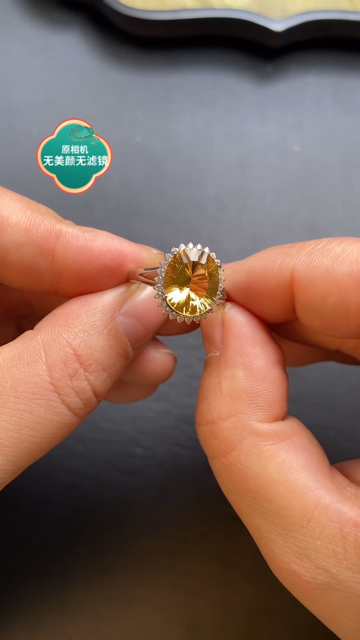 【闪购商品】水晶戒指银S925镶嵌新号福利