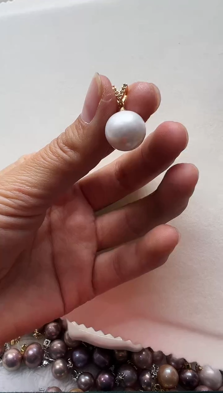 颈饰合金淡水珍珠026