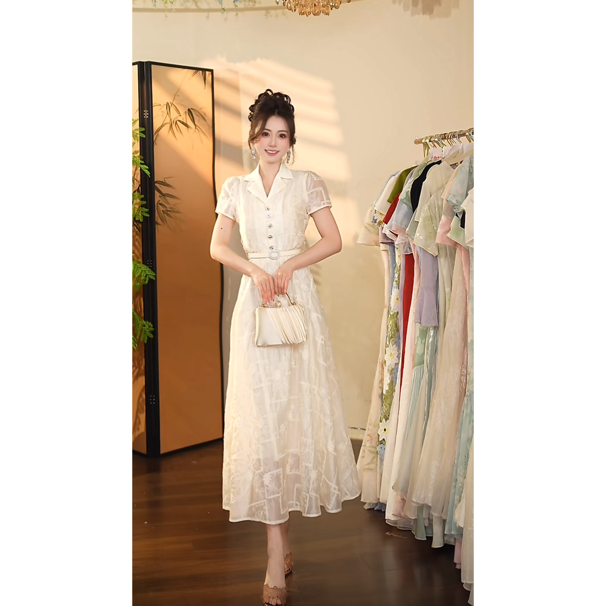 瑞瑞定制-1335（气质千金）X1222连衣裙