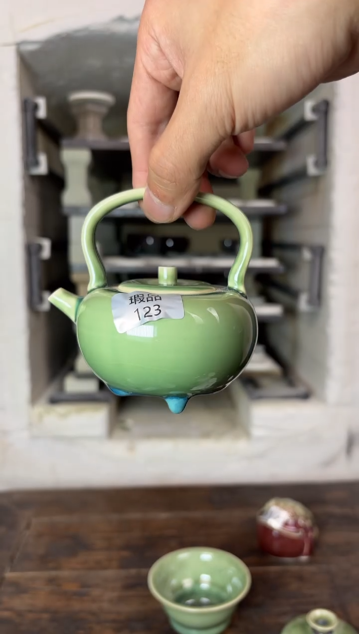 【闪购商品】摆件钧瓷窑变精品茶器