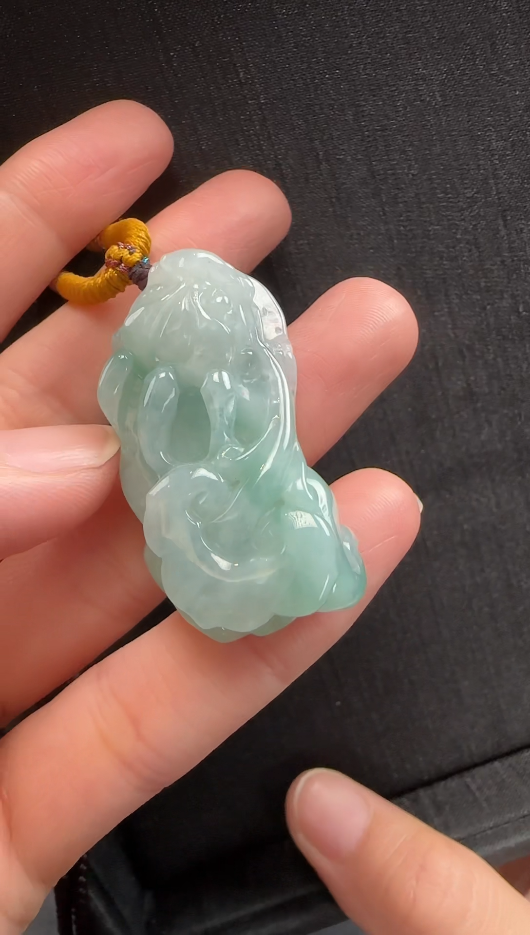 颈饰未镶嵌翡翠笑**开338貔貅一个