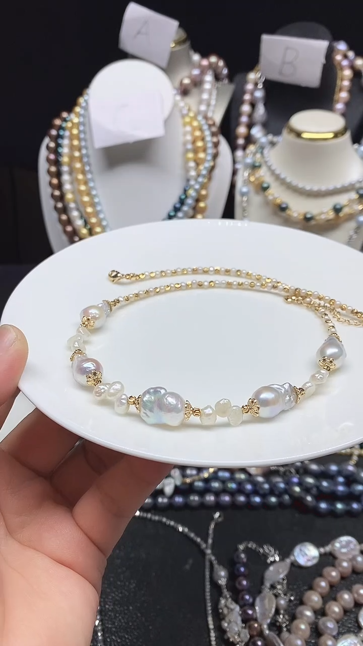 【闪购商品】淡水珍珠颈饰未镶嵌多人